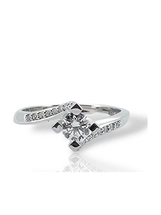 Mentzos Single Stone with Diamond