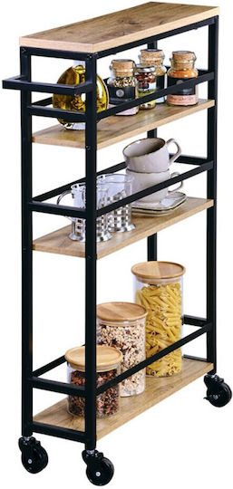 Kesper Кухненска количка Дърво Кафяв 50x15x81см