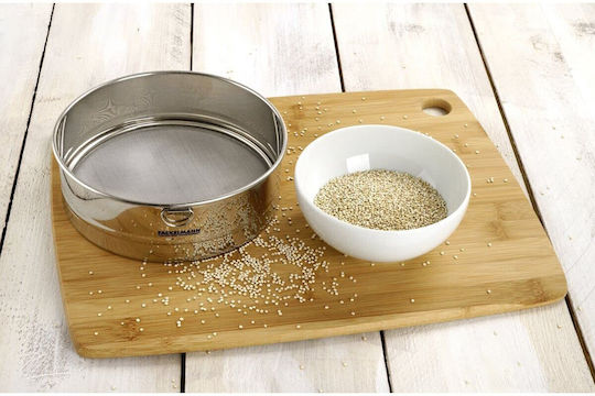 Făină de cereale Fackelmann 28313 Extra Fine Ø 18 X 5 Cm Argint