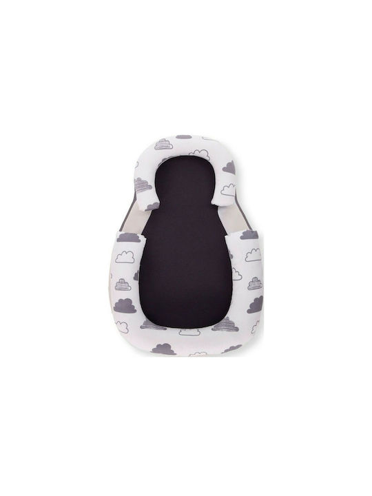 Kikka Boo Anti-Rollover Positioner Clouds Baby Nest Memory Foam 60x40cm