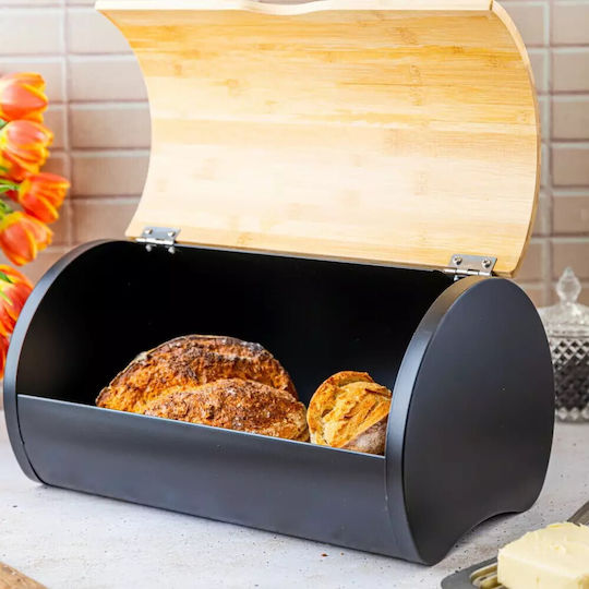 Klausberg Cutie de pâine din bambus Maro 38x24x20.5cm