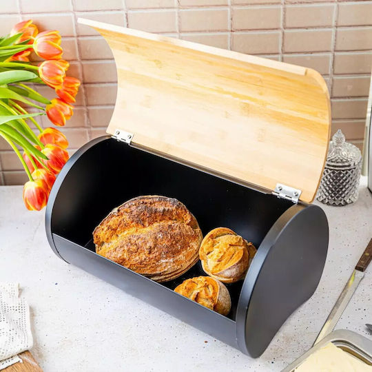 Klausberg Cutie de pâine din bambus Maro 38x24x20.5cm