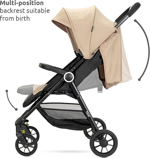 Lorelli Noir Baby Stroller Suitable for Newborn Gray