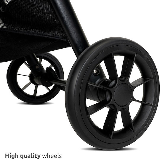 Lorelli Noir Baby Stroller Suitable for Newborn Gray