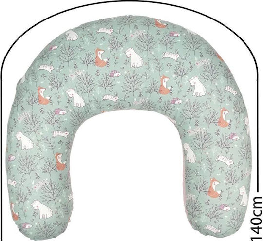 Baby Star Baby Star Pregnancy & Breastfeeding Pillow Light Blue 88cm