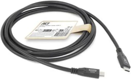 Act Ac7421 Cable Usb C M To Usb C M 1m 240w Black