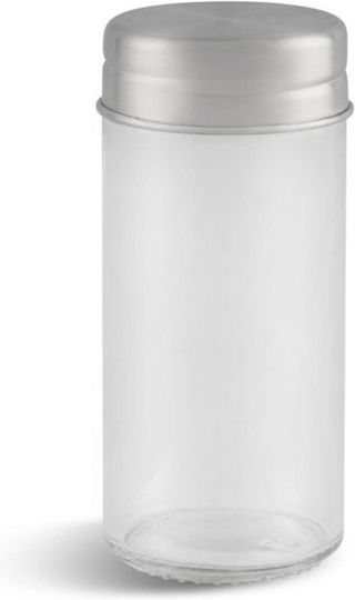 Edenberg Set Behälter Basis Gewürzbehälter Glas auf drehbarem Ständer Braun 17Stück 17Stück
