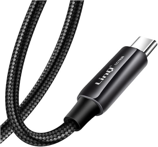 Linq Cablu Încărcare și Transfer Usb-c Usb-c 5a 240w Power Delivery 2m Negru
