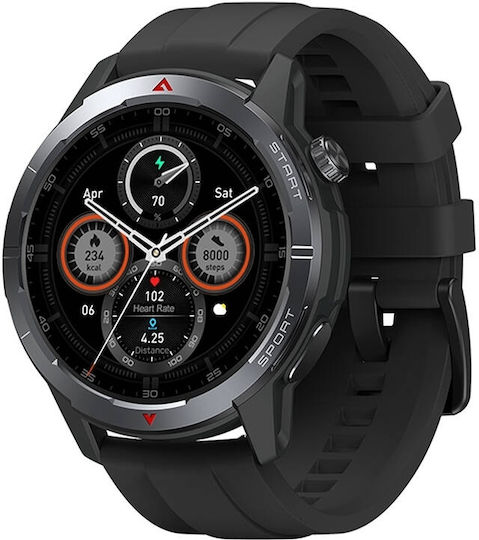 Zeblaze Stratos Ultra Stainless Steel 52mm Waterproof Smartwatch with  Heart Rate Monitor (Black) - Main Image