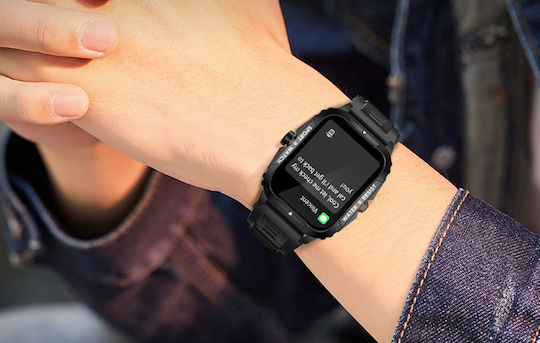 Colmi P76 Smartwatch Cu Palarograf Negru Și Portocaliu Large