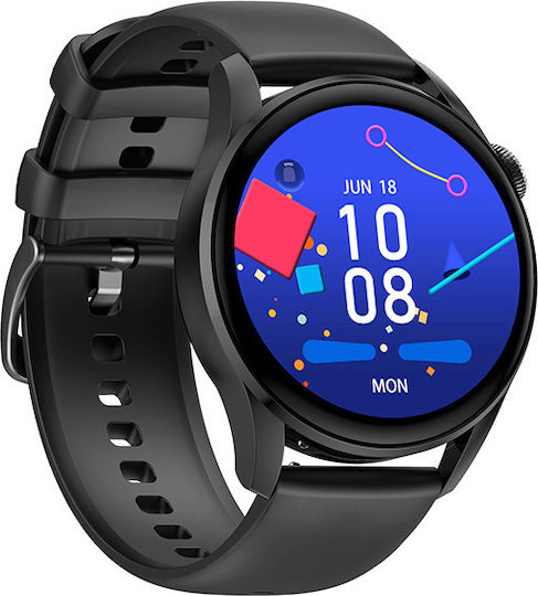 Dynamic FiT Aluminium Smartwatch mit Pulsmesser (Schwarz)
