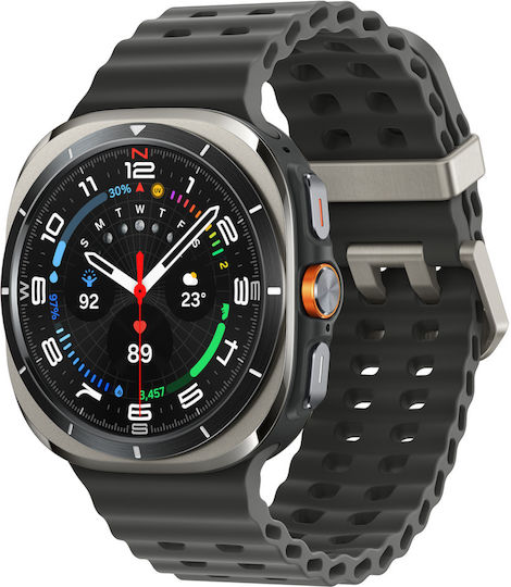 Samsung Galaxy Watch Ultra (2025) Titanium 47mm Waterproof with eSIM and Heart Rate Monitor (Gray)