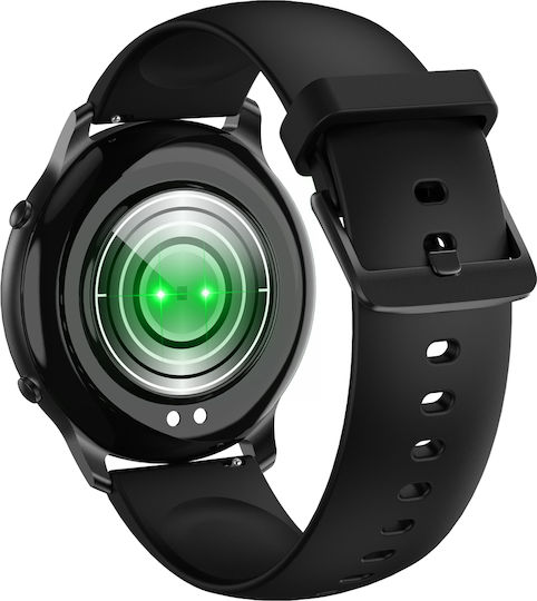 eXtremeFiT Pro Aluminium Smartwatch με Παλμογράφο (Μαύρο)