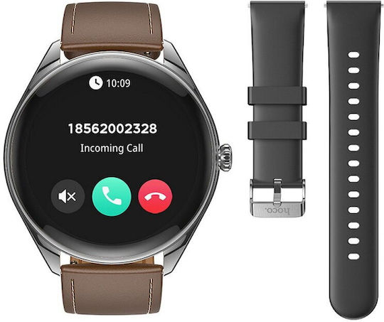 Hoco Y22 Call Version Smartwatch mit Pulsmesser (Schwarz)
