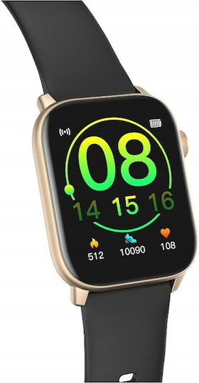 Oromed Fit 6 Smartwatch με Παλμογράφο (Χρυσό)