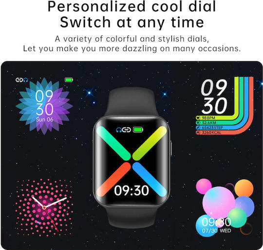 Smartwatch Pro Detail Idealstore Curved Screen 1.54 Inch Water Resistant Compatible Ios Android Voice Call Heart Rate Sleep Monitoring Pedometer Sports Black Moment