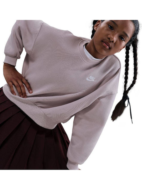 Fleece Παιδικό Φούτερ Platinum Violet NSW
