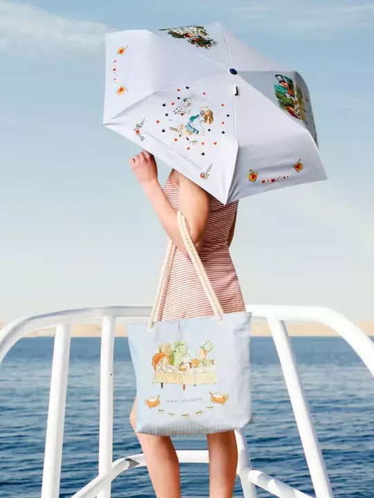 Signare Stoff Strandtasche Weiß