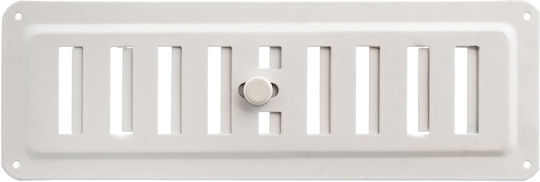 Karkon AL-7 523 Vent Louver 7.5x23cm Rectangular With Sieve