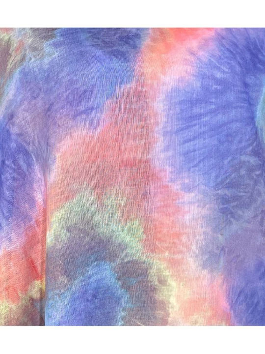 Regenbogen Kaschmirschal Dacali Lila Rosa 185 X 75 Cm