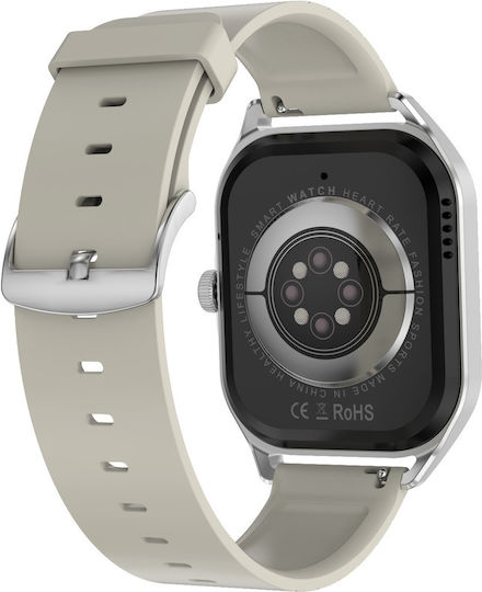Aluminiu Smartwatch (Argintiu)
