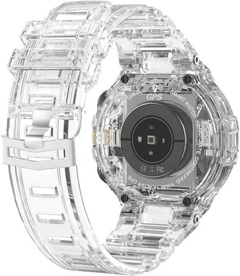 OneWatch Sport Aluminium with Heart Rate Monitor (Transparent)