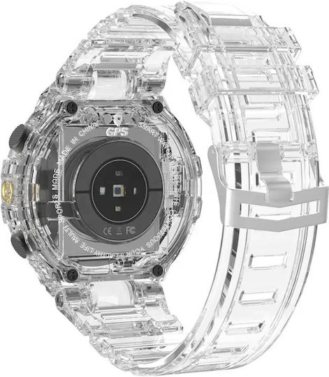 OneWatch Sport Aluminium with Heart Rate Monitor (Transparent)