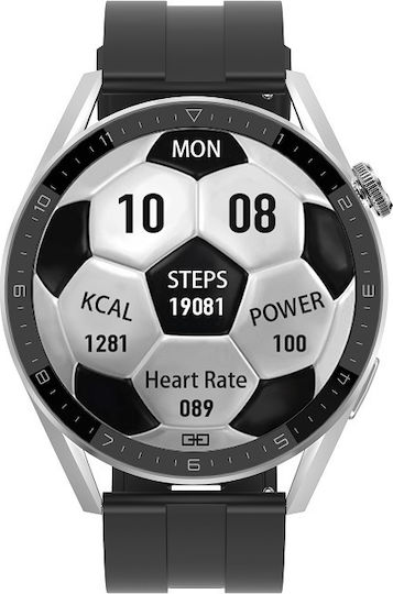 DeltaFiT Max Smartwatch with Heart Rate Monitor (Black)