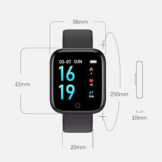 InTime Smartwatch (Negru)