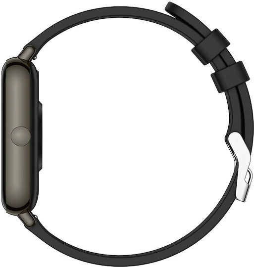 Hero Band FiT Алуминий Смартчасовник с Пулсомер (Черен)