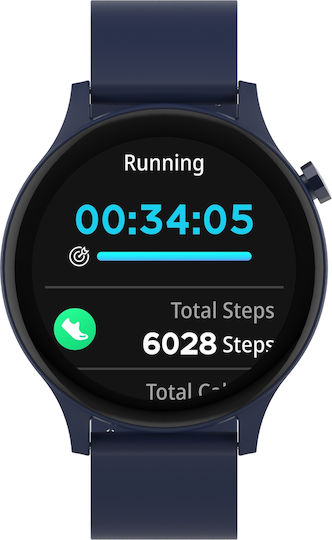 Denver SWC-338 Smartwatch με Παλμογράφο (Μπλε)