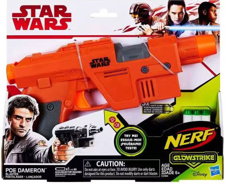 Nerf Нерф изстрелвач Rogue One Captain Cassian Andor Bla Star Wars за 6+ години+ години