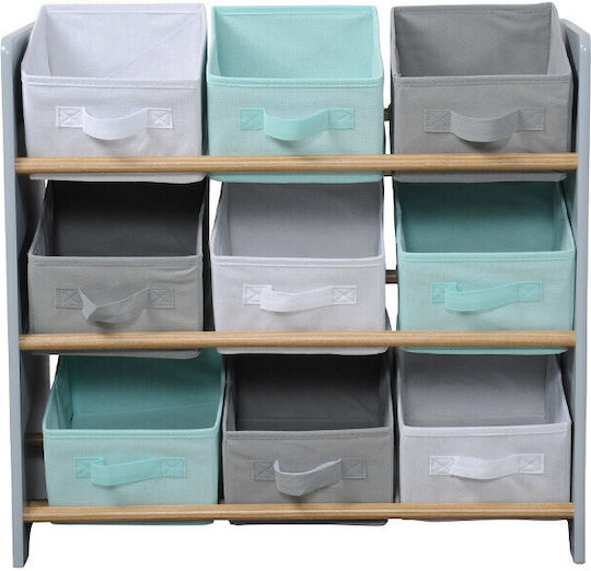 Kesper Toy Storage System made of Wood Multicolour 60x35x60cm 10pcs