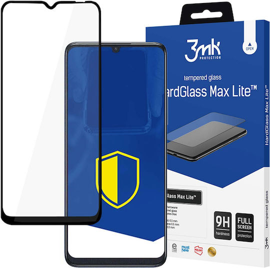 3MK Hardglass Max Lite Black Tempered Glass Negru (TCL 505)