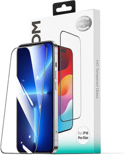 Joyroom 2.5D Tempered Glass Μαύρο (iPhone 15)