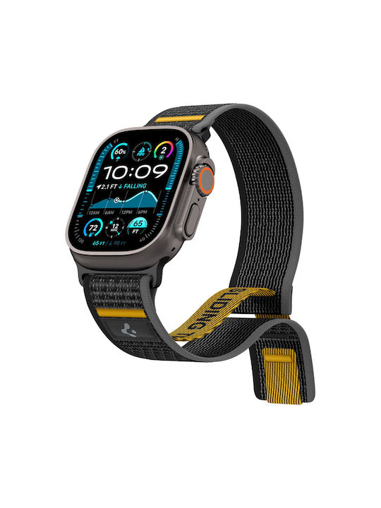 Spigen Athlex Air Armband Stoff Schwarz (Apple Watch 44/45/46mm/Ultra 49mm)