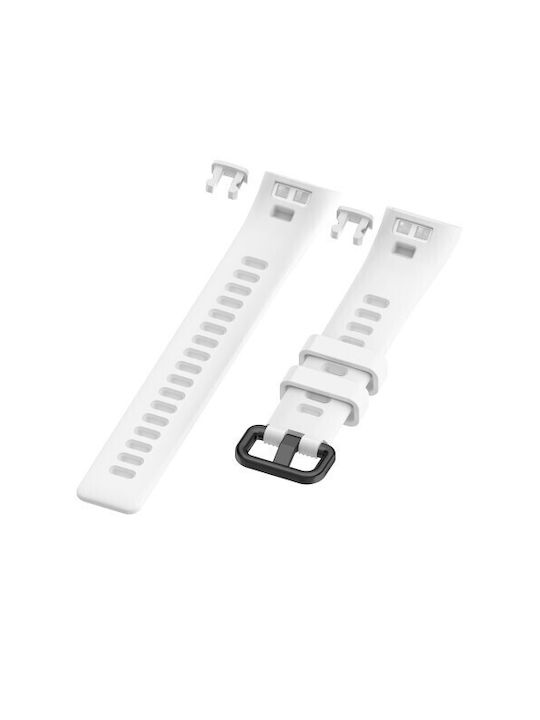 Λουράκι Σιλικόνης Λευκό (Huawei Band 4 Pro)