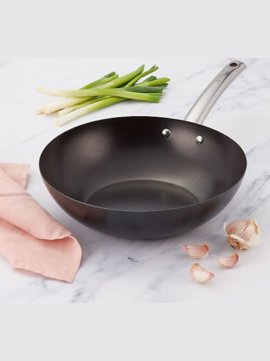 Horwood Wok din Oțel Carbon 28cm