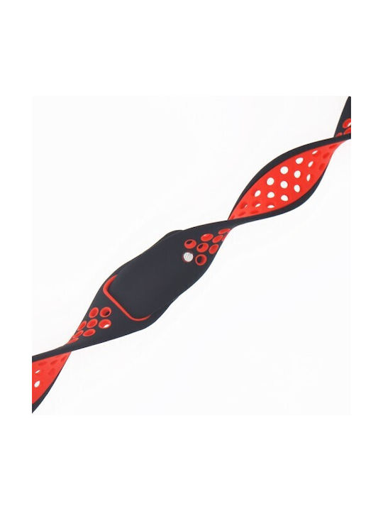Two-Tone Strap Silicone with Pin Red (Forerunner 55/245/645 / Vivoactive 3/5/HR / Venu Sq 2)