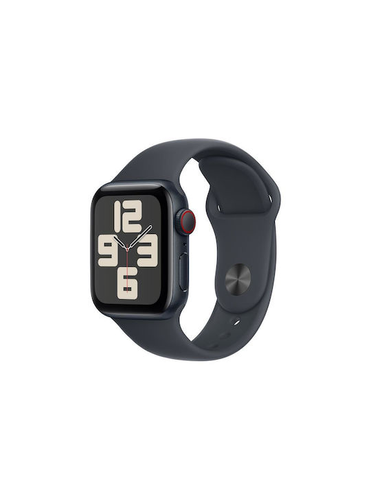 Apple Sport Band 40mm M/L Curea Silicon cu Pin Negru (Apple Watch 38/40/41/42mm)