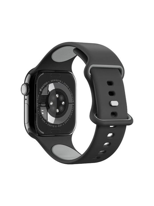 Spigen Nano Pop Strap Black (Apple Watch 6, 7, 8, 9, 10, SE, Ultra 1, 2)