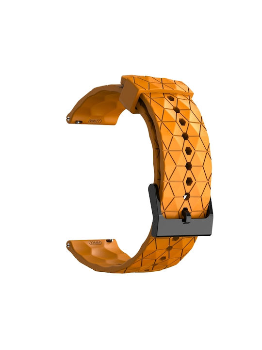 Rhombus Pattern Yellow Wearable Strap (Amazfit Bip / GTS / GTR42 / Watch3 41mm / Watch Active / Vivoactive 3)