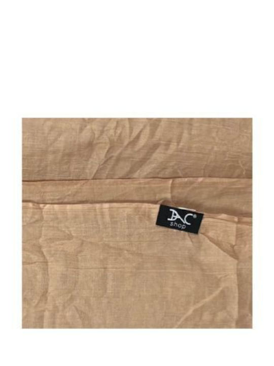 Şal Solid Pentru Femei 25vm Maro Deschis 180 X 95 Cm