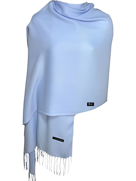 Cashmere Scarf Blue 180x70 Cm