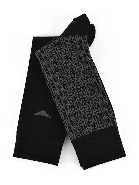 Emporio Armani Bărbați Șosete Black 2Pachet