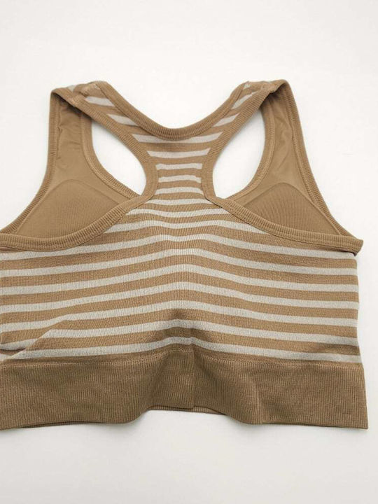 Women's Women's Sports Bra with Light Padding Brown