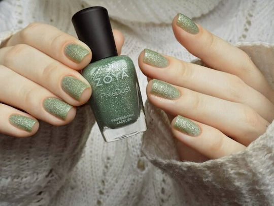 Zoya Pixiedust Gloss Long Lasting Quick Dry Green Nail Polish 15ml