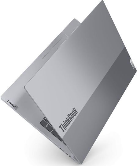 Lenovo ThinkBook 16 G6 IRL 16" IPS FHD+ (i3-1315U/16GB/512GB SSD + 256GB SSD/W11 Pro) Арктическо сиво (US Клавиатура)