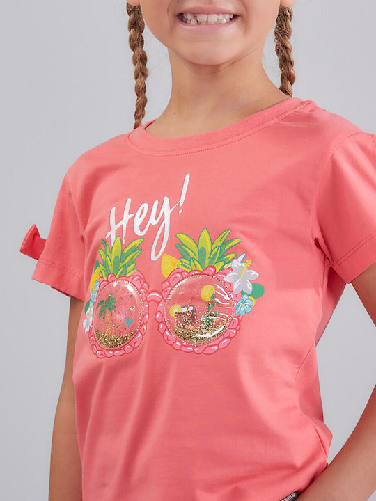 Παιδικό T-shirt Φούξια