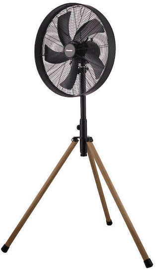 Primo PRSF-80580 Pedestal Fan 70W 45cm Diameter Black